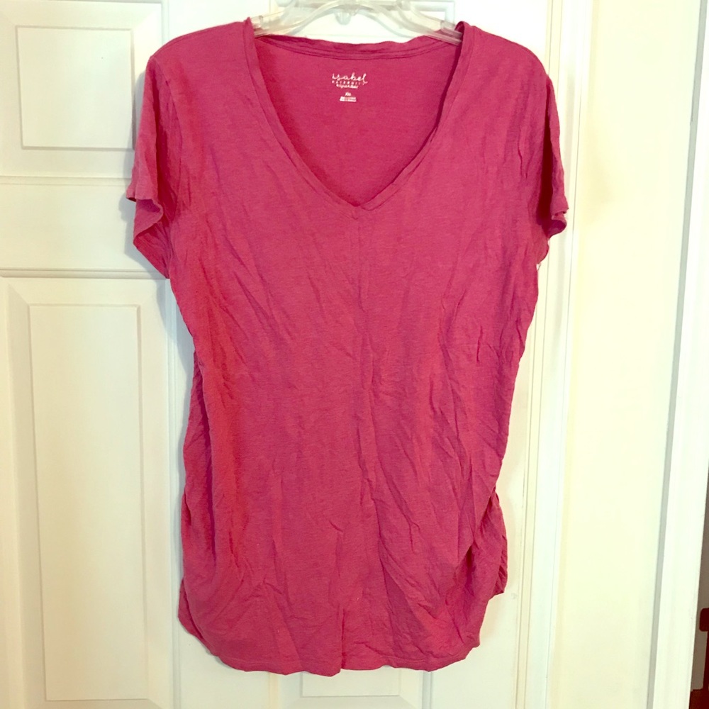 Pink maternity T-shirt